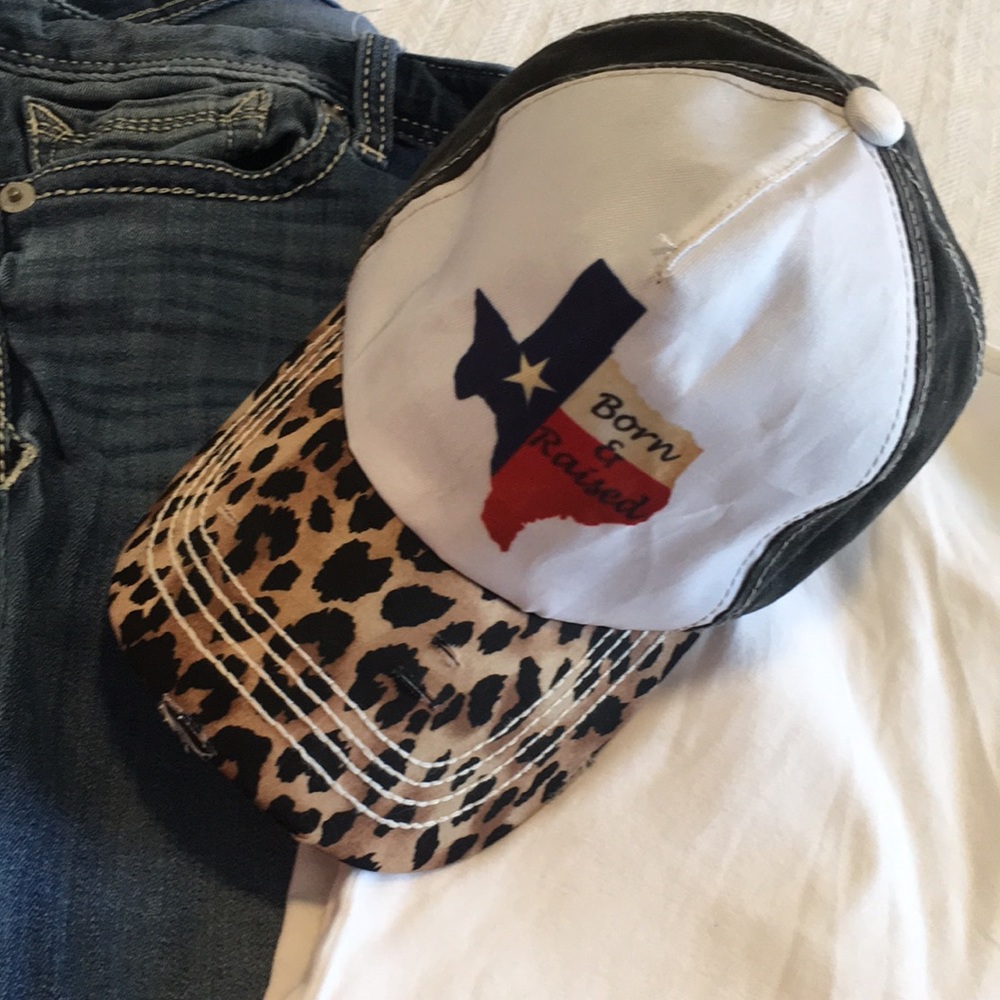 Texas Leopard Ball Cap